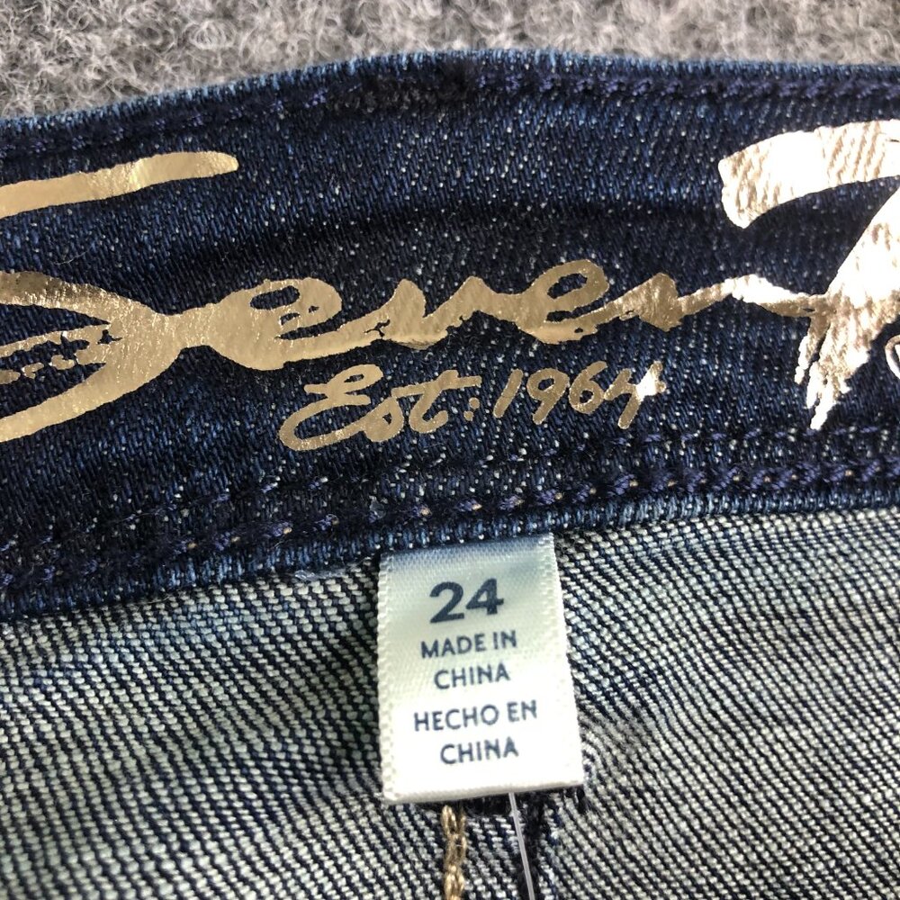 Seven7 Jeans Womens 24 (42x32) Blue Bootcut Limited Edition Comfort Stretch - Picture 3 of 12